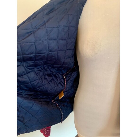 St. John's Bay VTG Barn Chore Coat Jacket Med Plaid 90s Grunge Flannel Lined - Picture 7 of 11